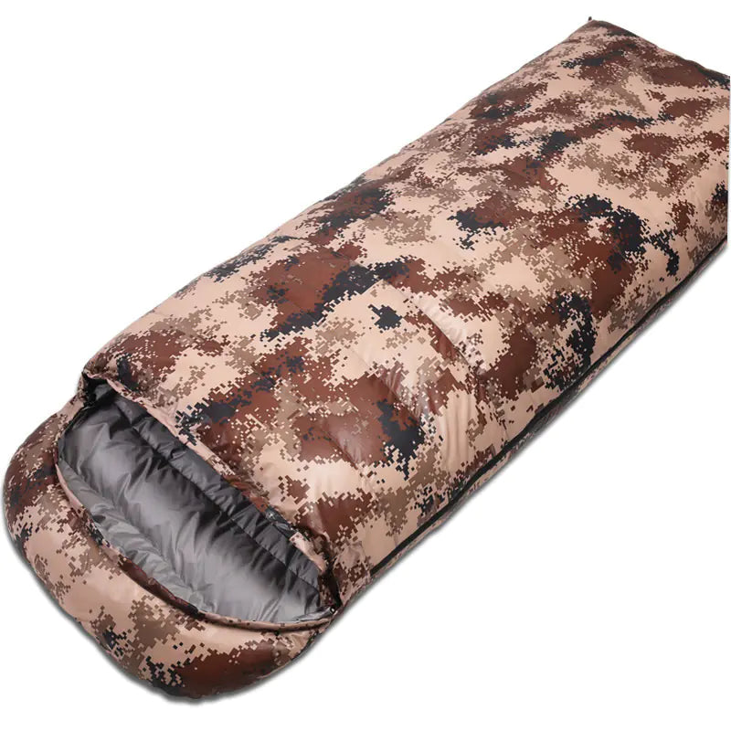 Camouflage Down Sleeping Bag for Camping